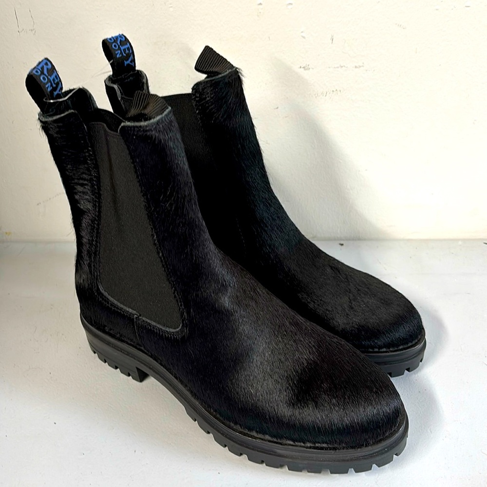 Osprey London The Huckleberry Chelsea Boot Cow Hair Calf
